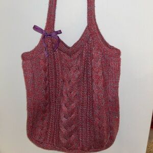 American Eagle Knit Tote Purse
